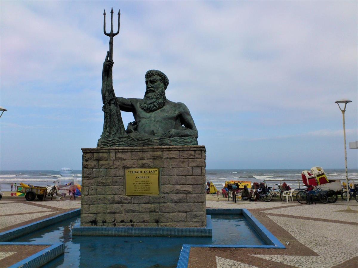 Apto Pe Na Areia Com Vista Para O Mar E Wifi プライア・グランデ エクステリア 写真